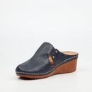 Butterfly Classic Taryn 1 Wedge - Navy footwear Butterfly Classics