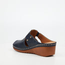 Butterfly Classic Taryn 1 Wedge - Navy footwear Butterfly Classics