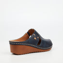 Butterfly Classic Taryn 1 Wedge - Navy footwear Butterfly Classics