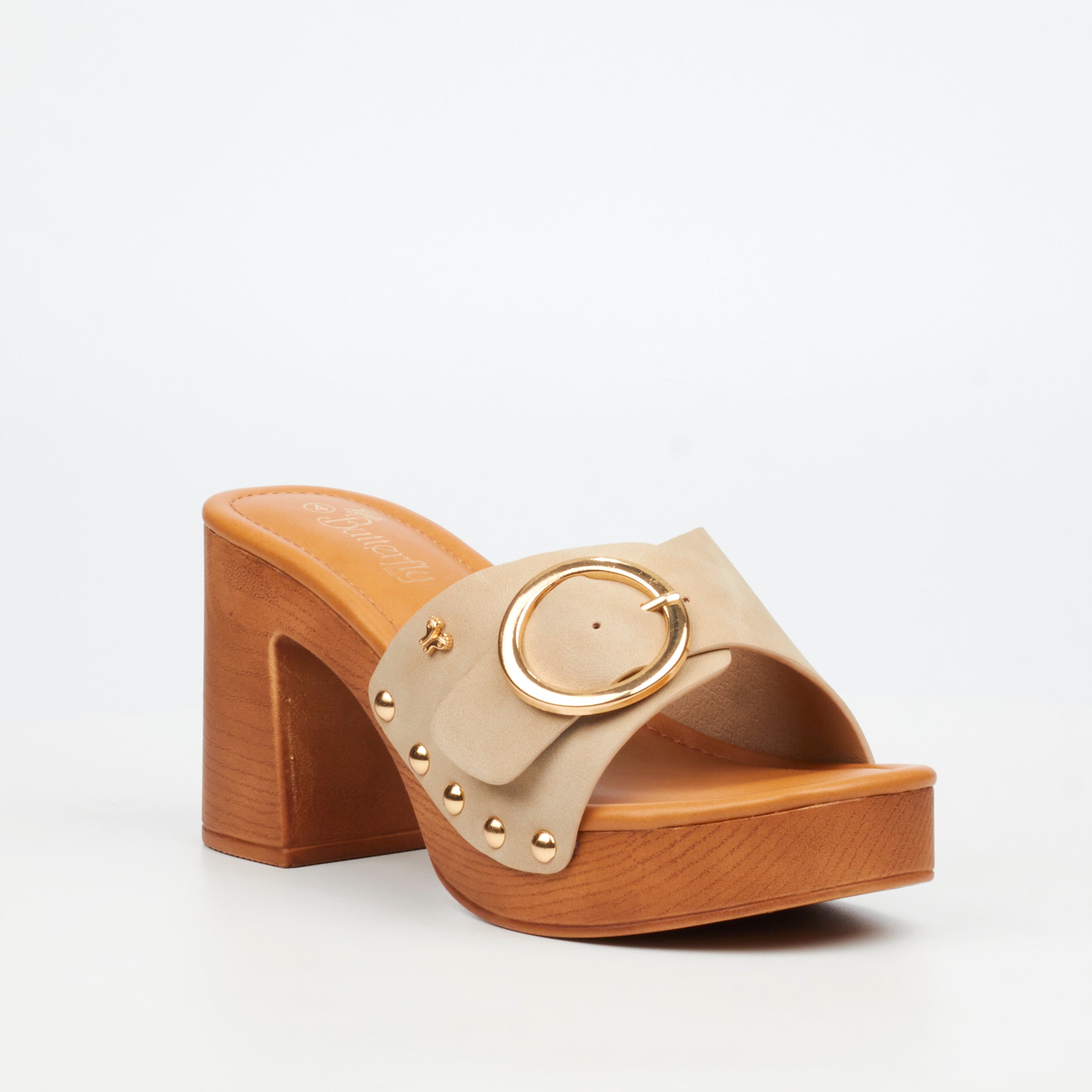 Butterfly Feet Thalya 3 Heel - Beige