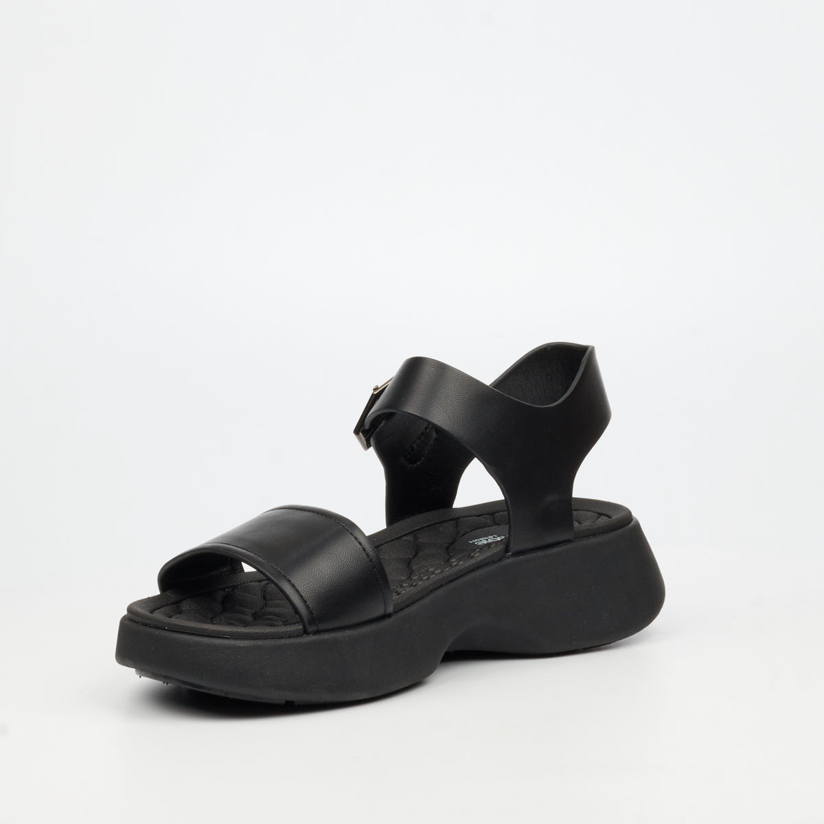 Heart & Sole Theodora 1 Flat Sandals - Black