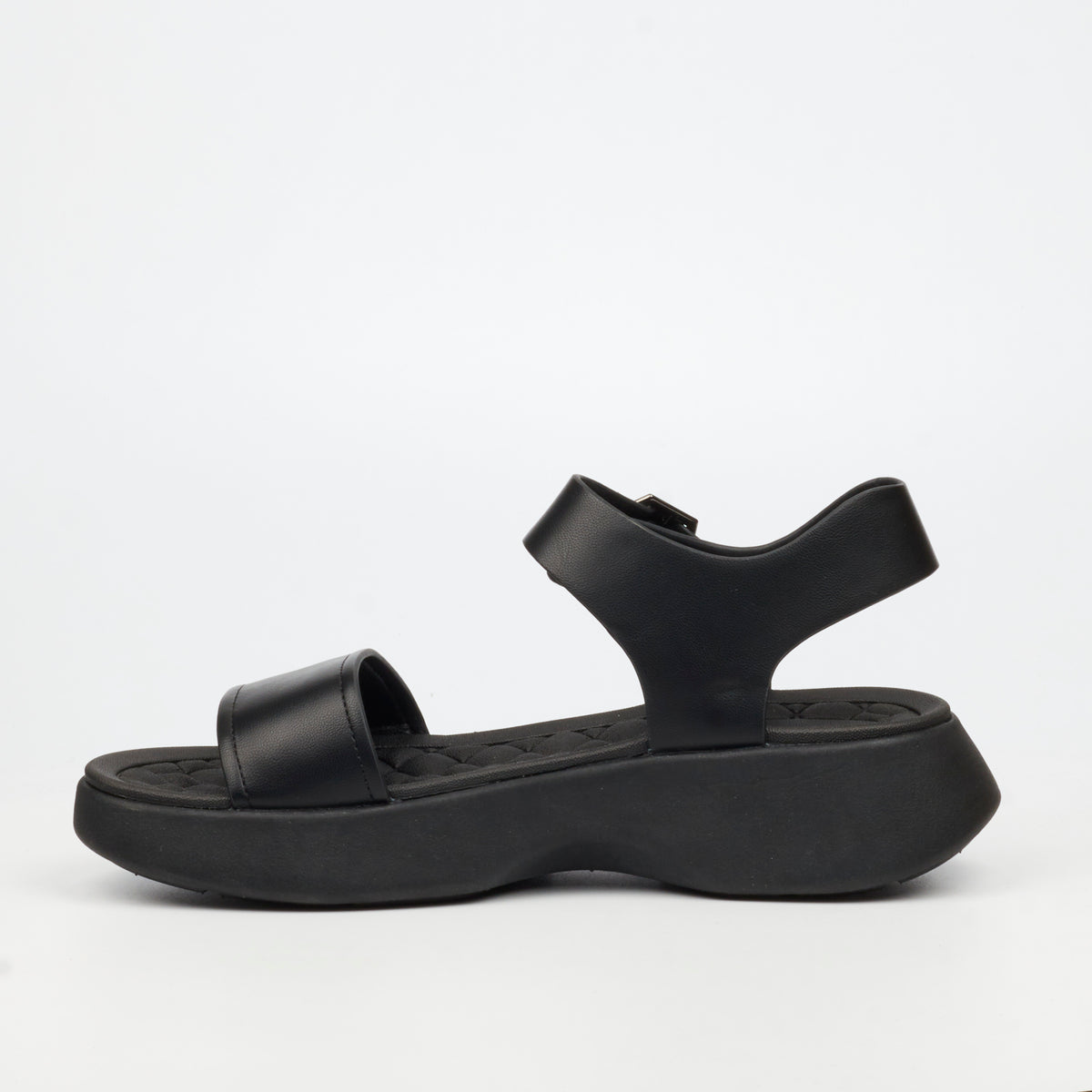 Heart & Sole Theodora 1 Flat Sandals - Black