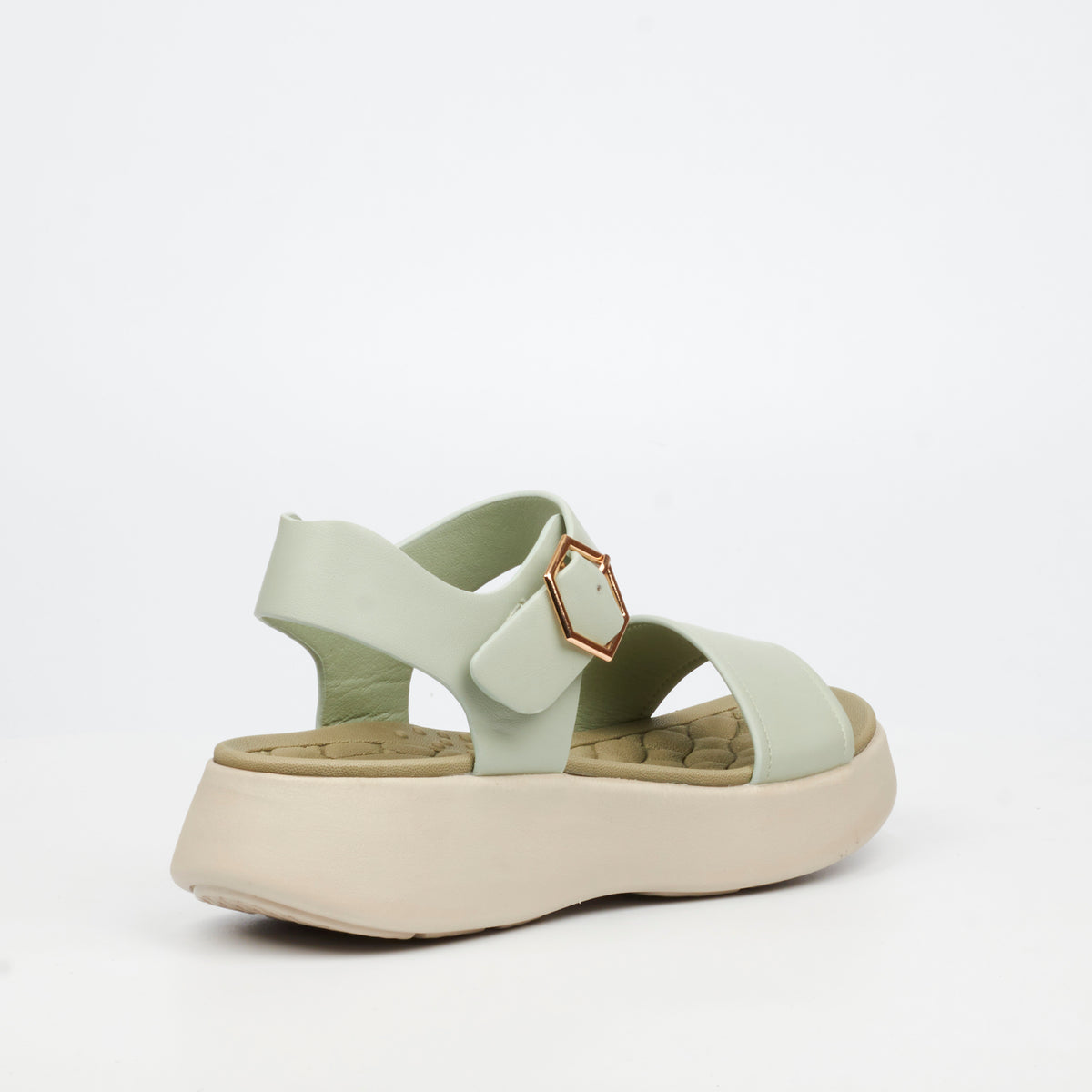 Heart & Sole Theodora 1 Flat Sandals - Mint