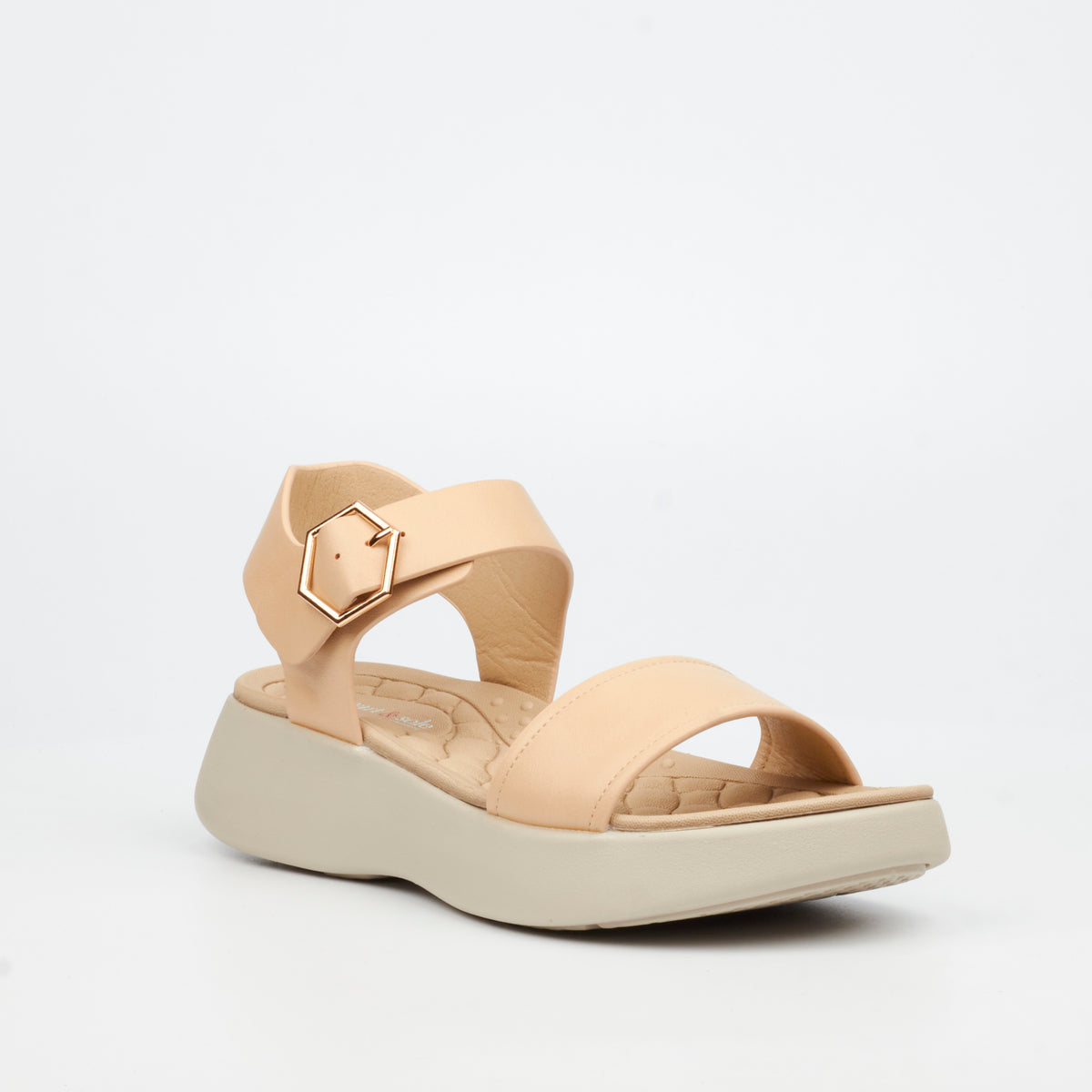 Heart & sole Theodora 1 Flat Sandals - Natural