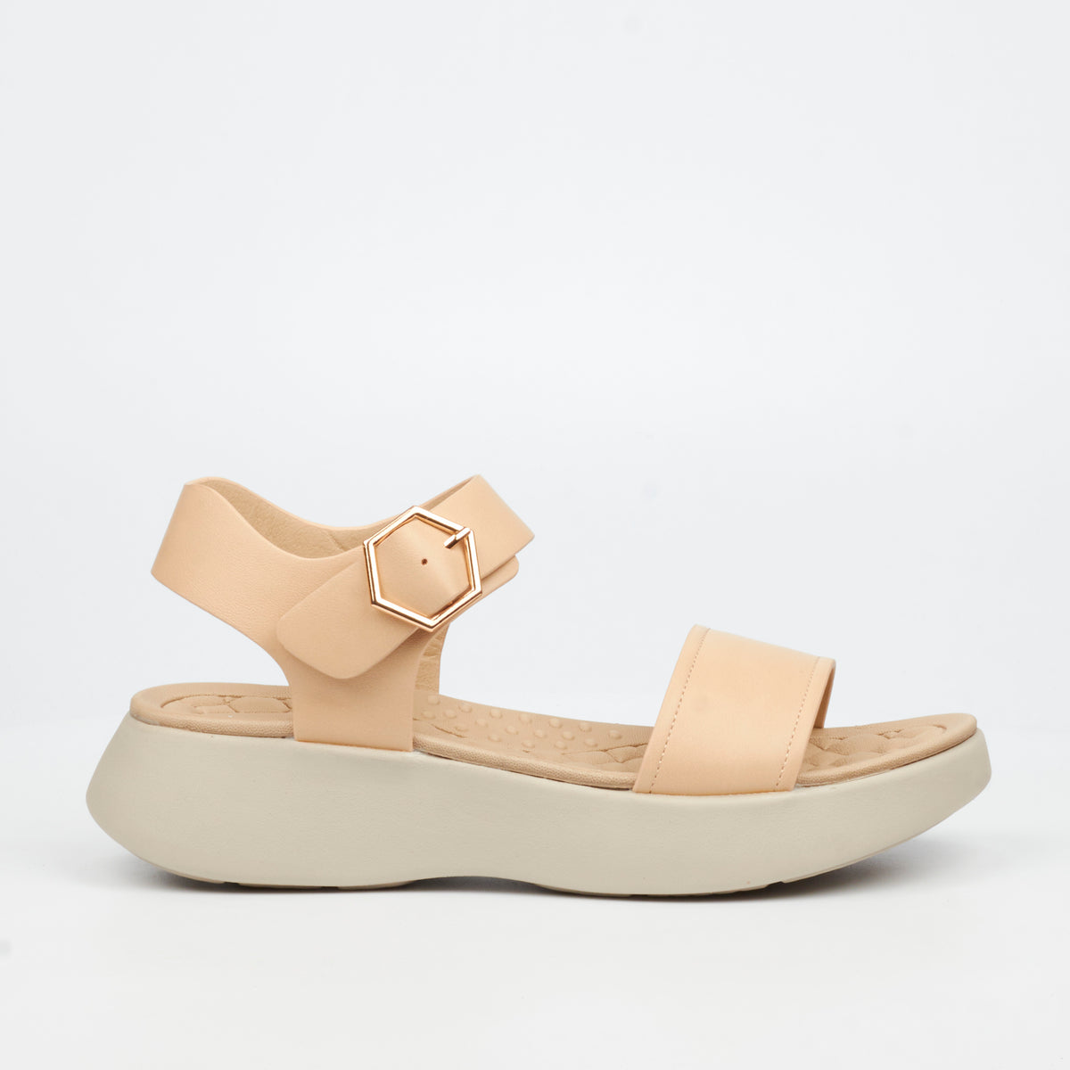 Heart & sole Theodora 1 Flat Sandals - Natural