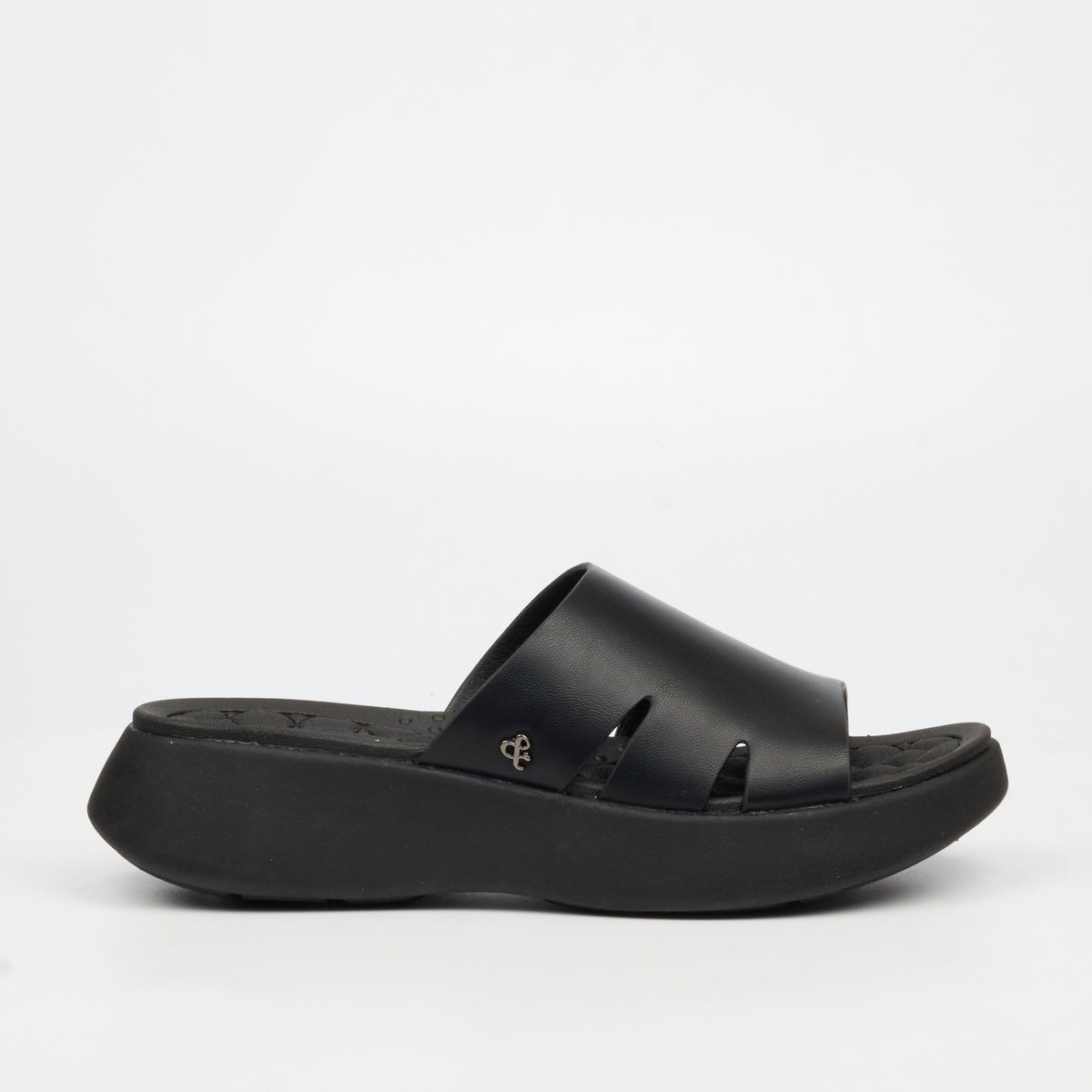 Heart & Sole Theodora 2 Flat Sandals - Black