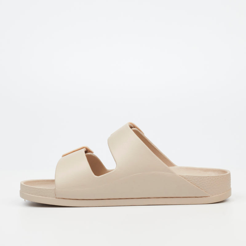 Viabeach Tide 1 Flat Sandal - Nude footwear Viabeach   