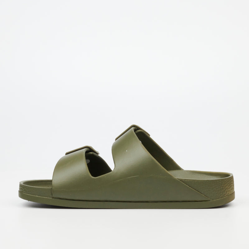 Viabeach Tide 1 Flat Sandal - Khaki footwear Viabeach   