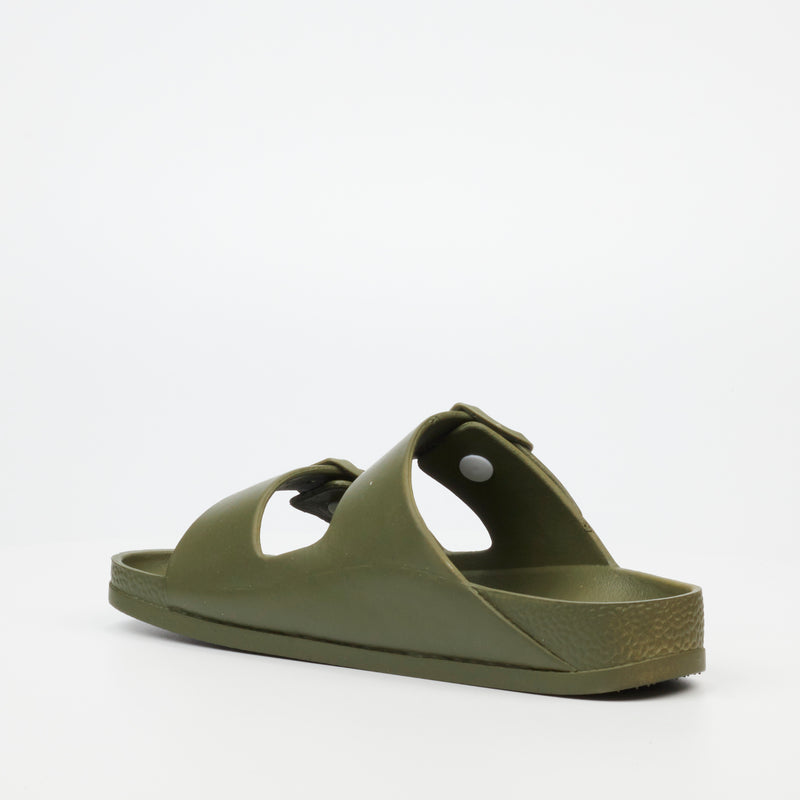 Viabeach Tide 1 Flat Sandal - Khaki footwear Viabeach   