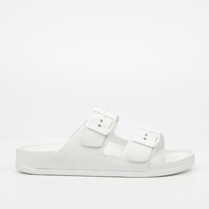 Viabeach Tide 1 Flat Sandal - White footwear Viabeach   