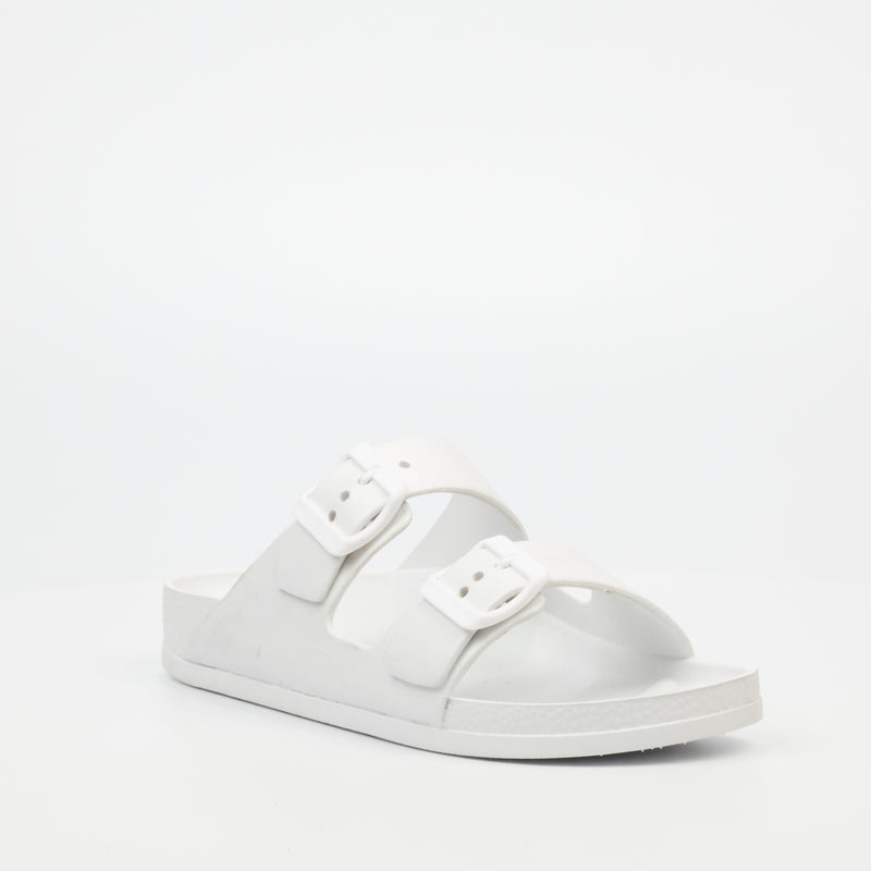 Viabeach Tide 1 Flat Sandal - White footwear Viabeach   