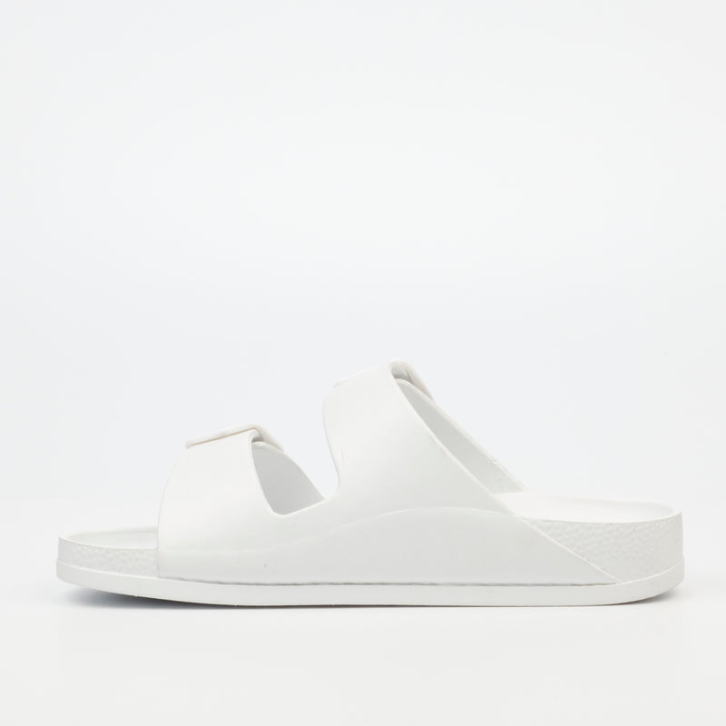 Viabeach Tide 1 Flat Sandal - White footwear Viabeach   