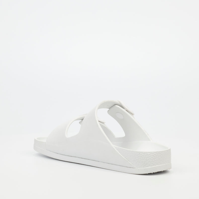 Viabeach Tide 1 Flat Sandal - White footwear Viabeach   