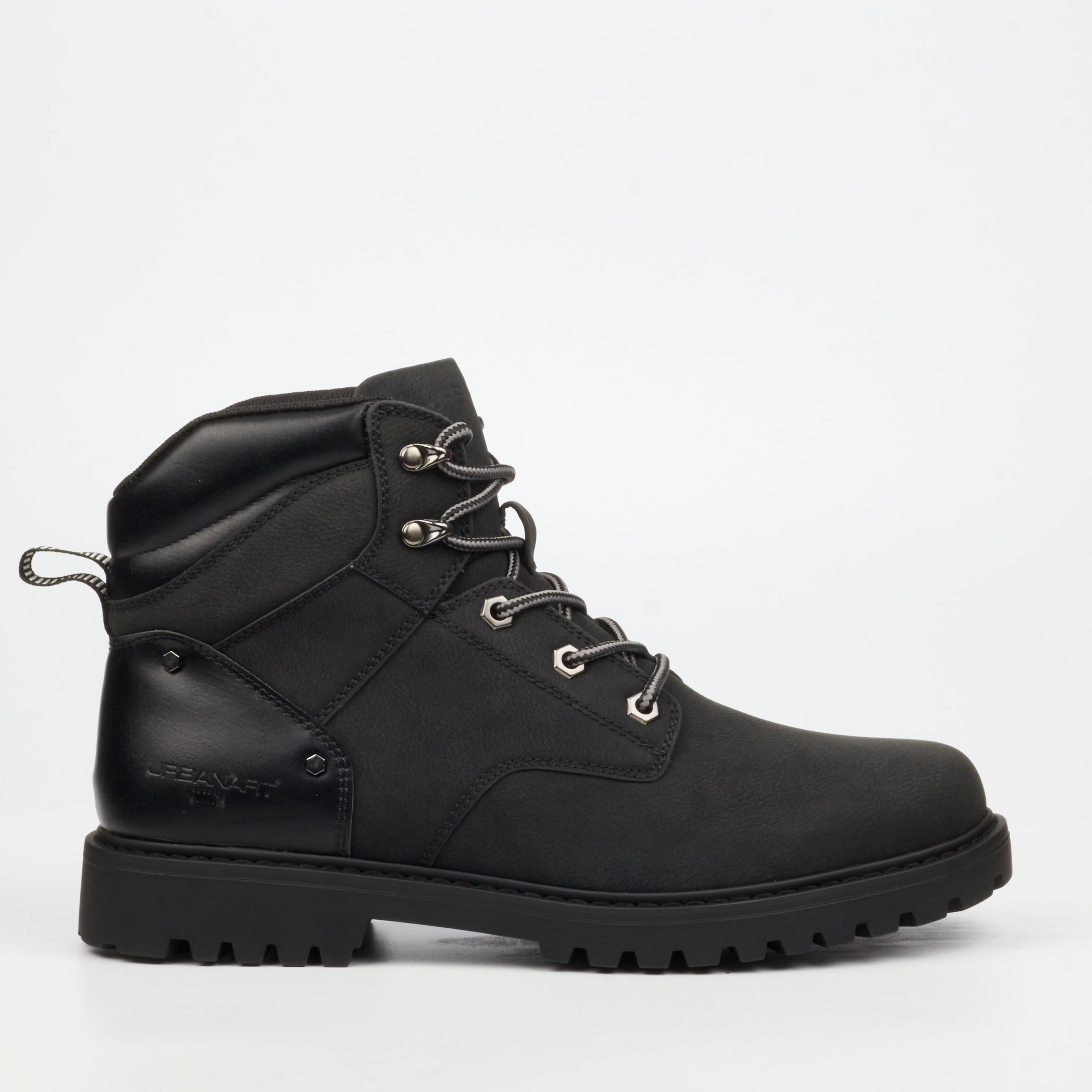 Urbanart Timba 16 Faux Nubuck Ankle Boot - Black footwear Urbanart