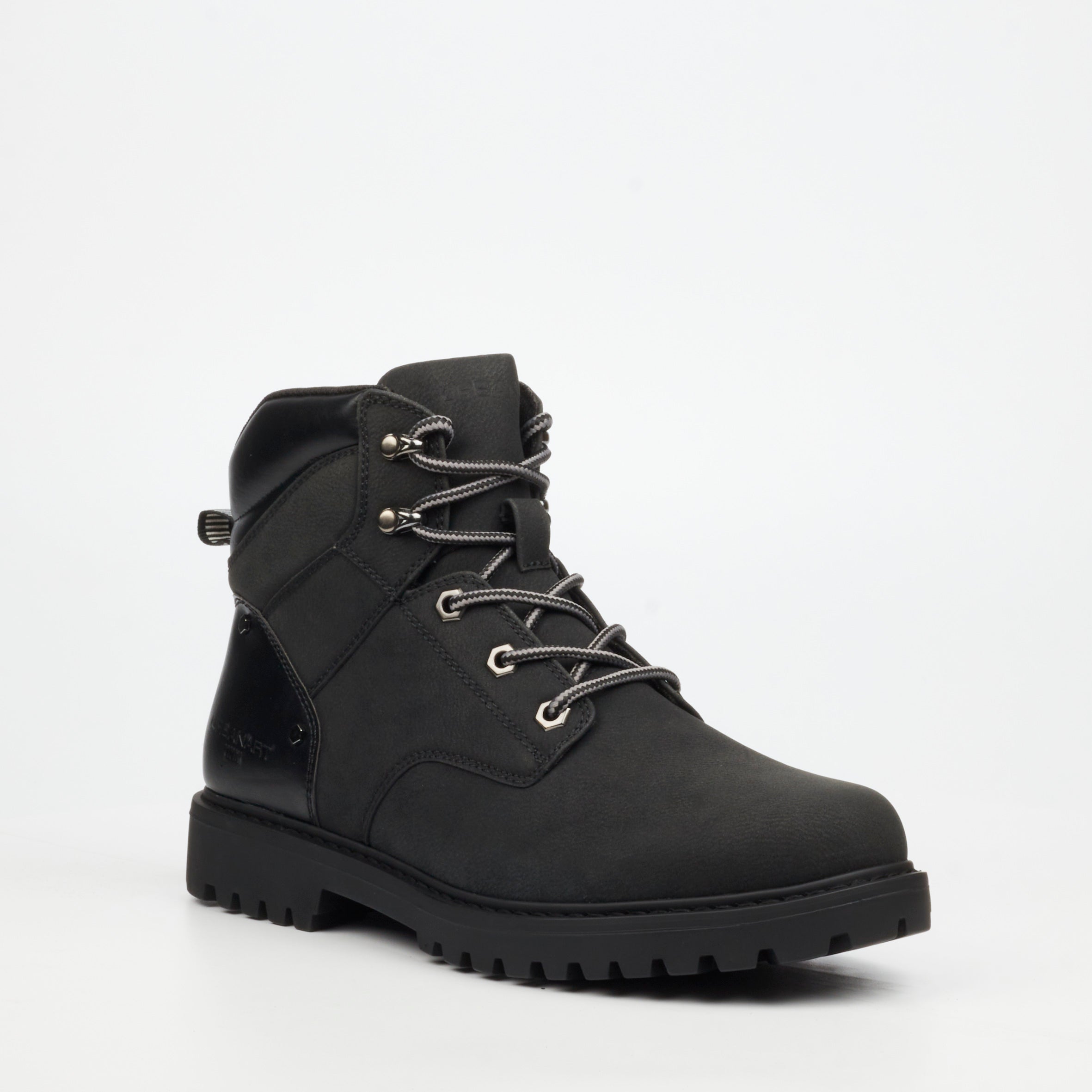 Urbanart Timba 16 Faux Nubuck Ankle Boot - Black footwear Urbanart