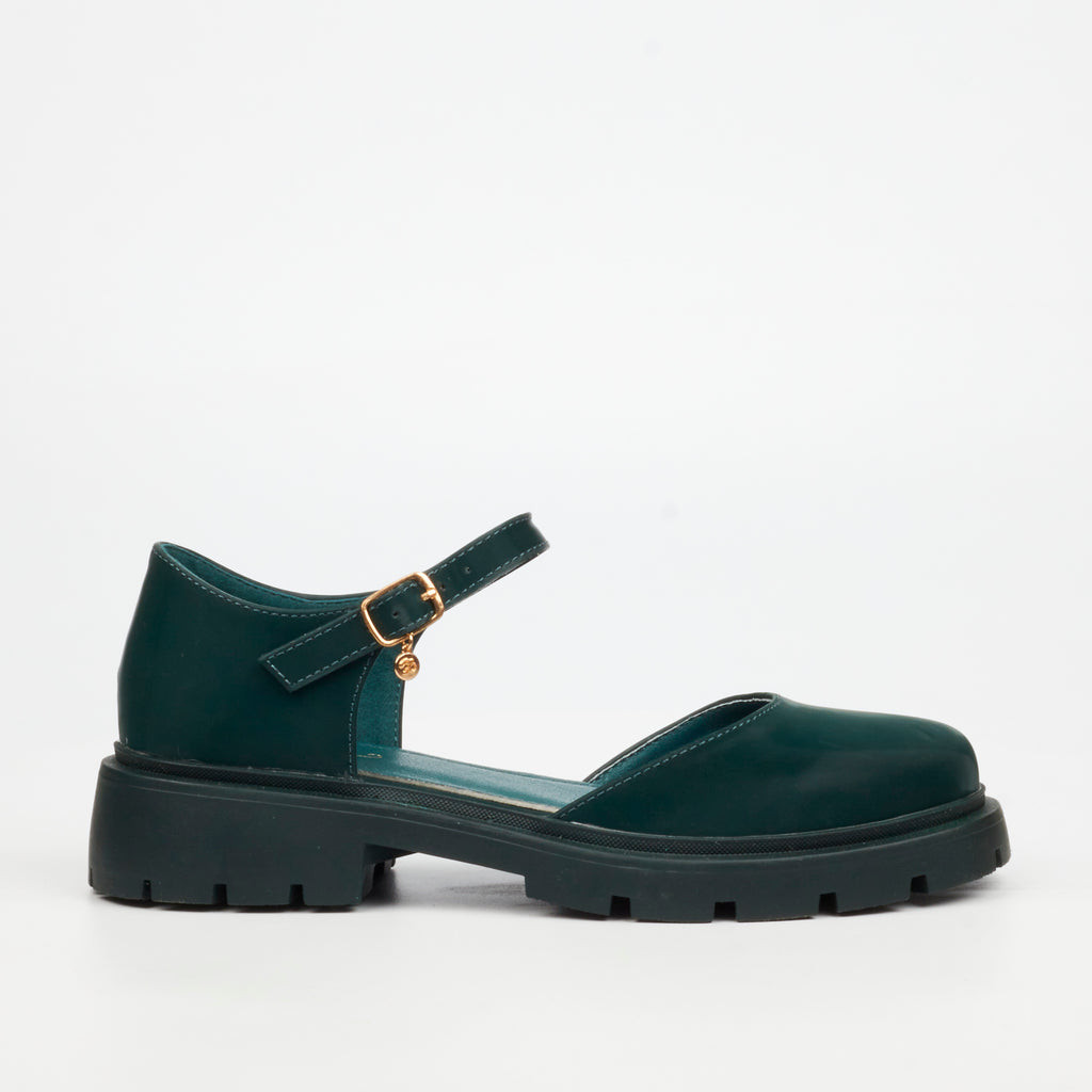 Miss Black Tipsy 11 Shoe - Green footwear Miss Black