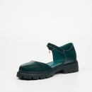 Miss Black Tipsy 11 Shoe - Green footwear Miss Black