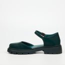 Miss Black Tipsy 11 Shoe - Green footwear Miss Black