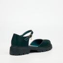 Miss Black Tipsy 11 Shoe - Green footwear Miss Black