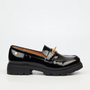 Miss Black Tipsy 12 Loafer - Black
