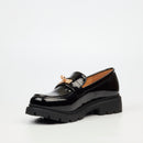 Miss Black Tipsy 12 Loafer - Black
