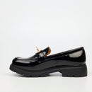 Miss Black Tipsy 12 Loafer - Black