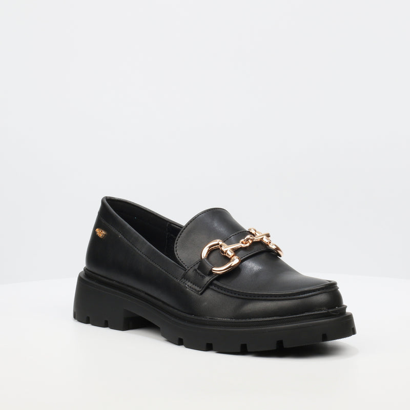 Miss Black Tipsy 1 Loafer - Black