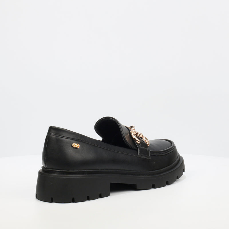 Miss Black Tipsy 1 Loafer - Black