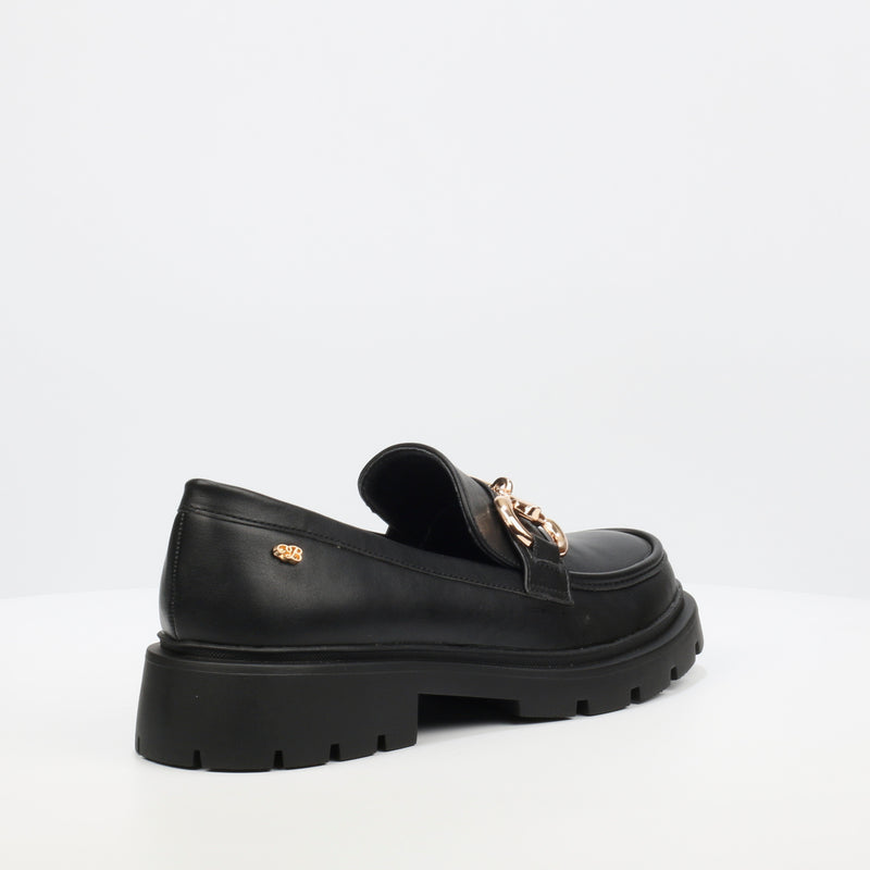Miss Black Tipsy 1 Loafer - Black footwear Miss Black   