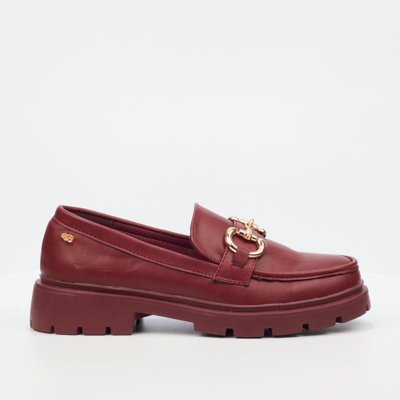 Miss Black Tipsy 1 Loafer - Wine footwear Miss Black   