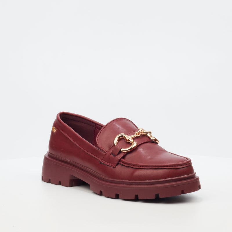 Miss Black Tipsy 1 Loafer - Wine footwear Miss Black   