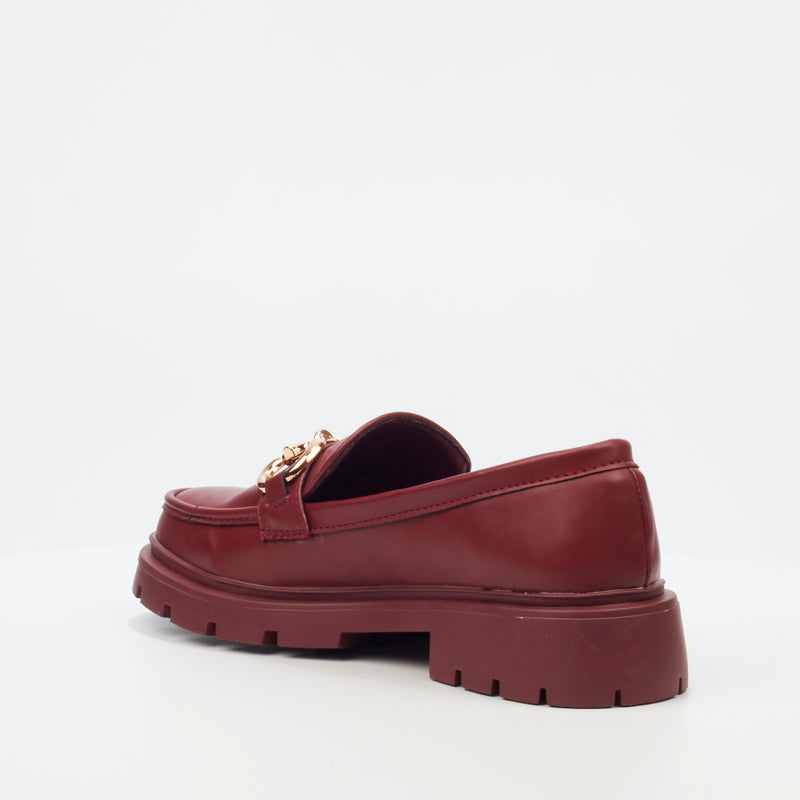 Miss Black Tipsy 1 Loafer - Wine footwear Miss Black   