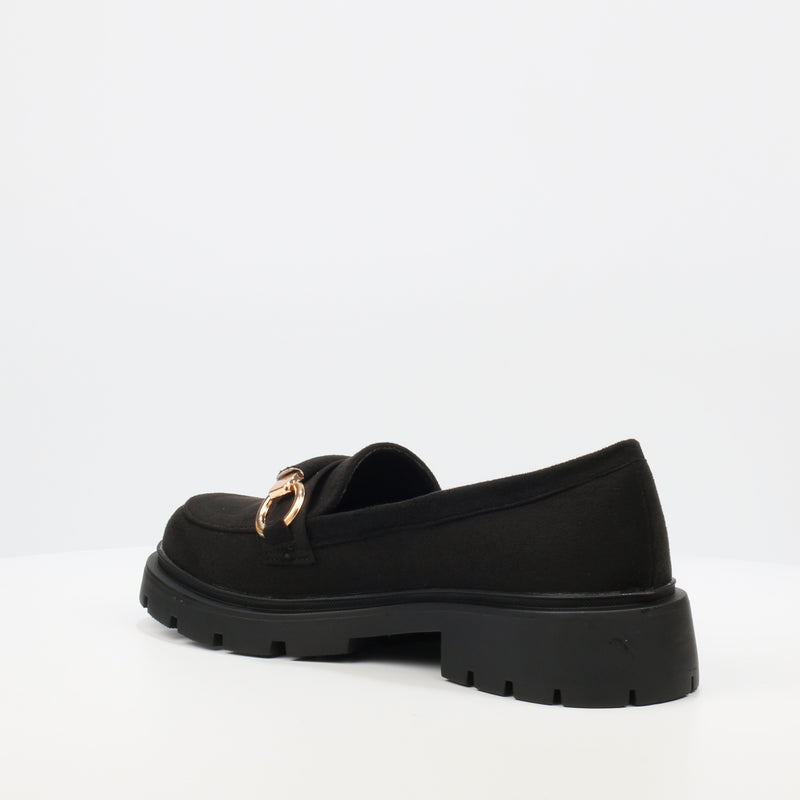 Miss Black Tipsy 2 Loafer - Black footwear Miss Black   