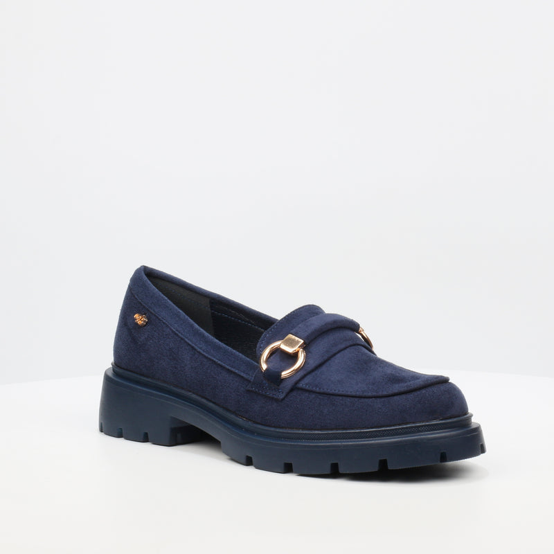 Miss Black Tipsy 2 Loafer - Navy footwear Miss Black   