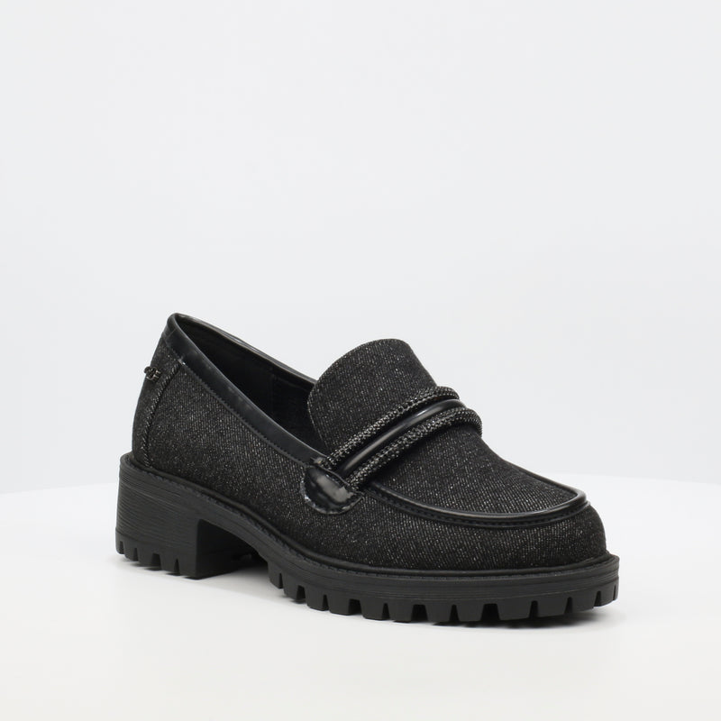 MIss Black Tipsy 3 Loafer - Black footwear Miss Black   