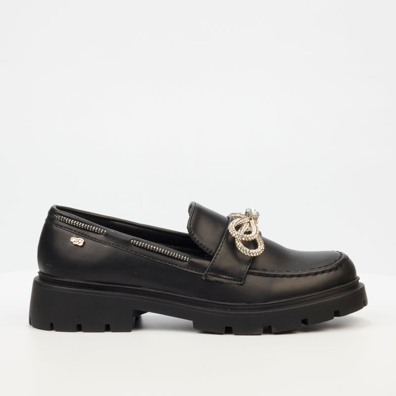 Miss Black Tipsy 5 Loafer - Black footwear Miss Black   