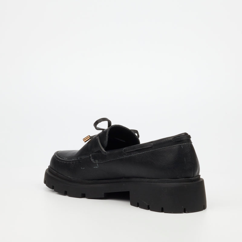 Miss Black Tipsy 6 Loafer - Black footwear Miss Black   