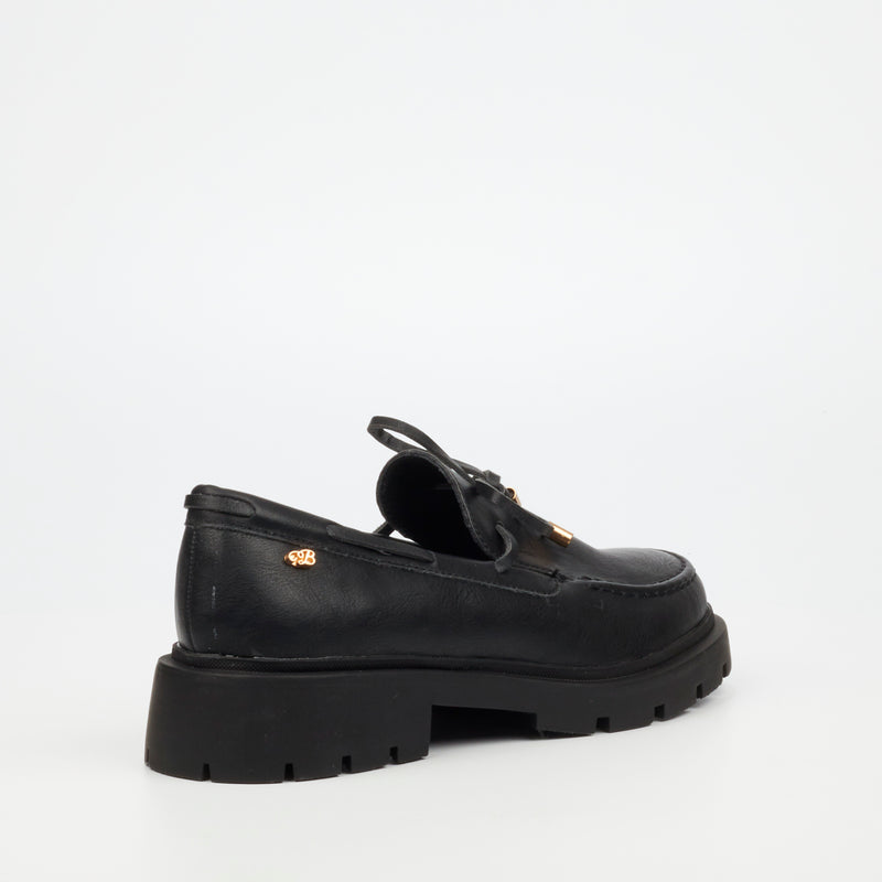 Miss Black Tipsy 6 Loafer - Black footwear Miss Black   