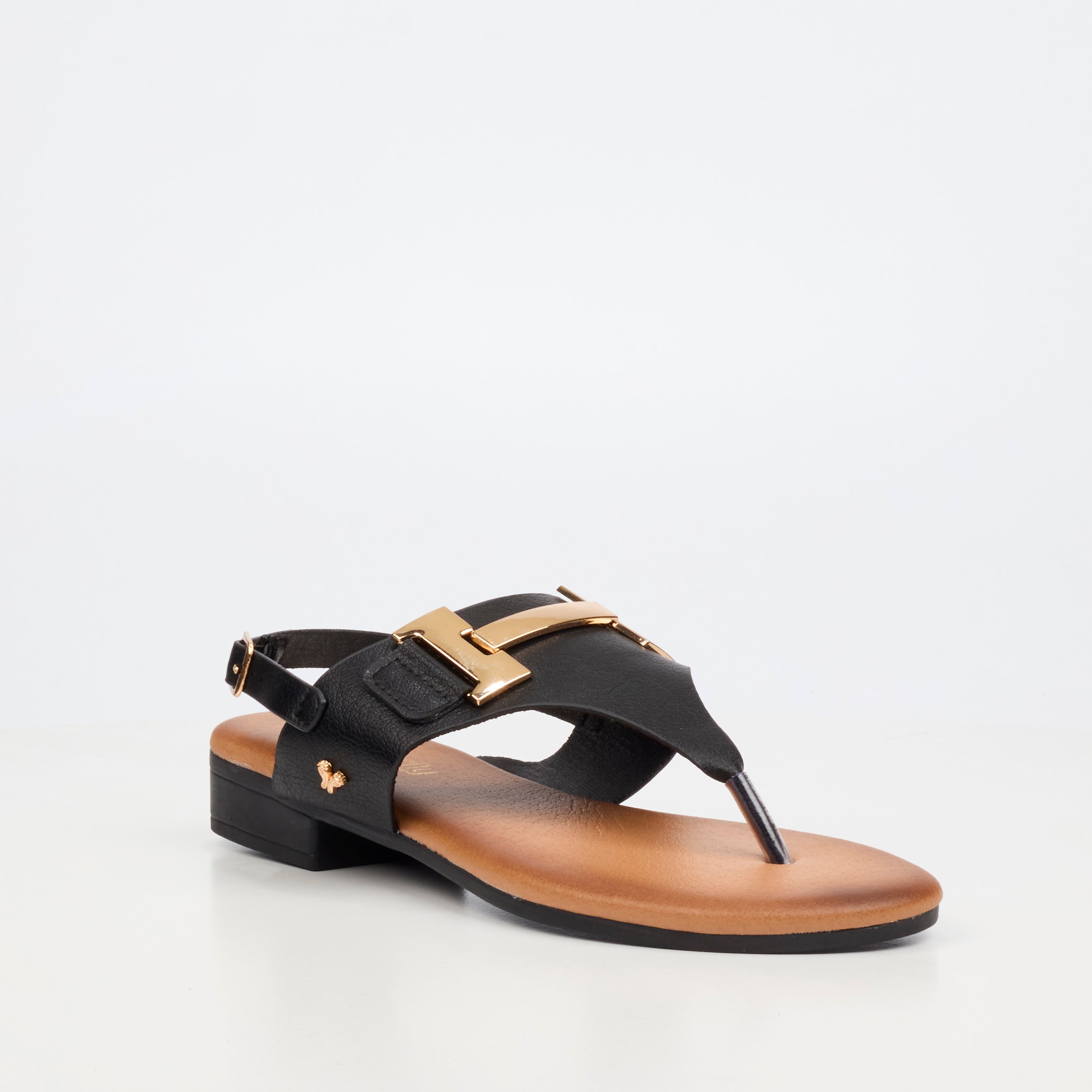 Butterfly Feet Tisha 1 Sandal - Black footwear Butterfly Feet