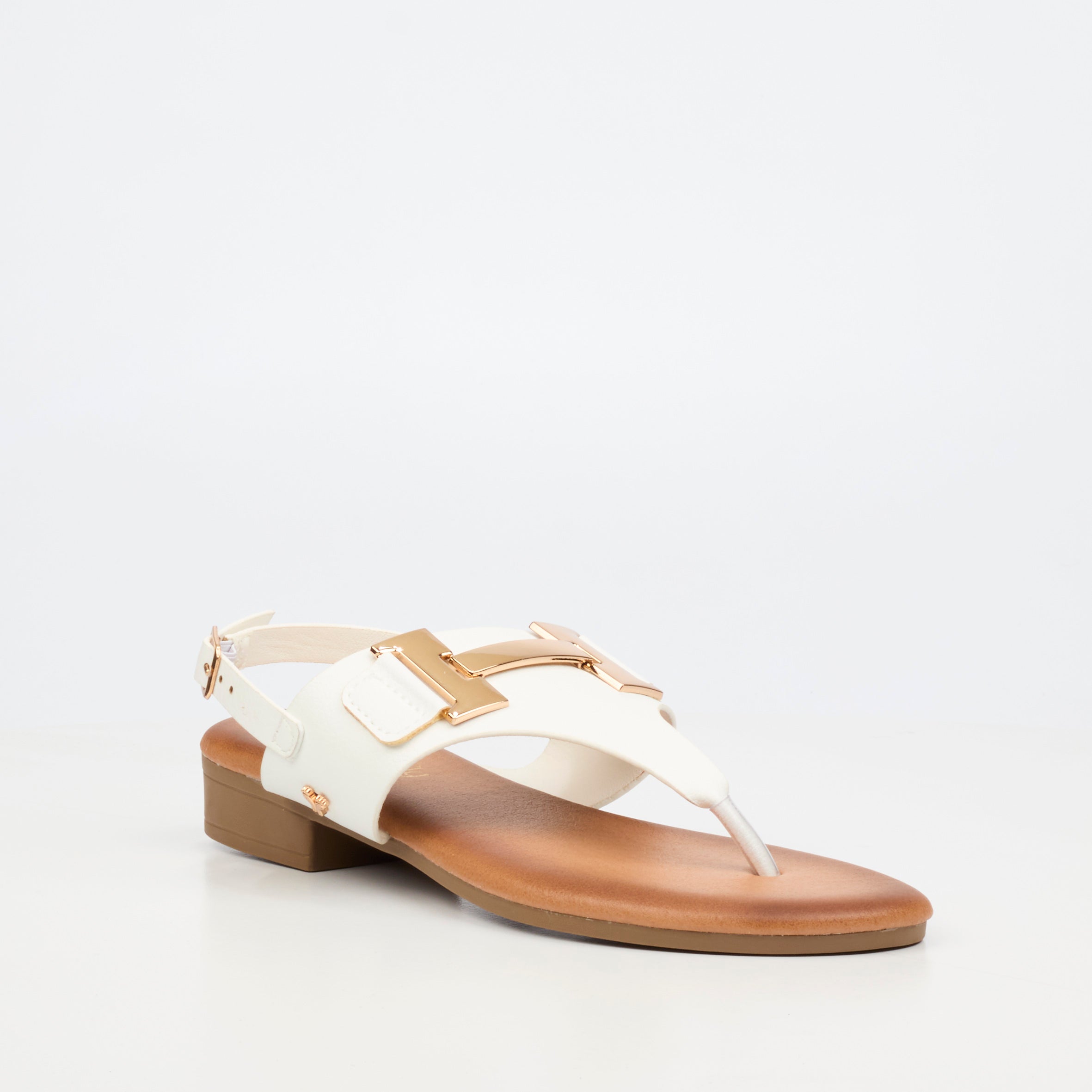 Butterfly Feet Tisha 1 Sandal - White footwear Butterfly Feet