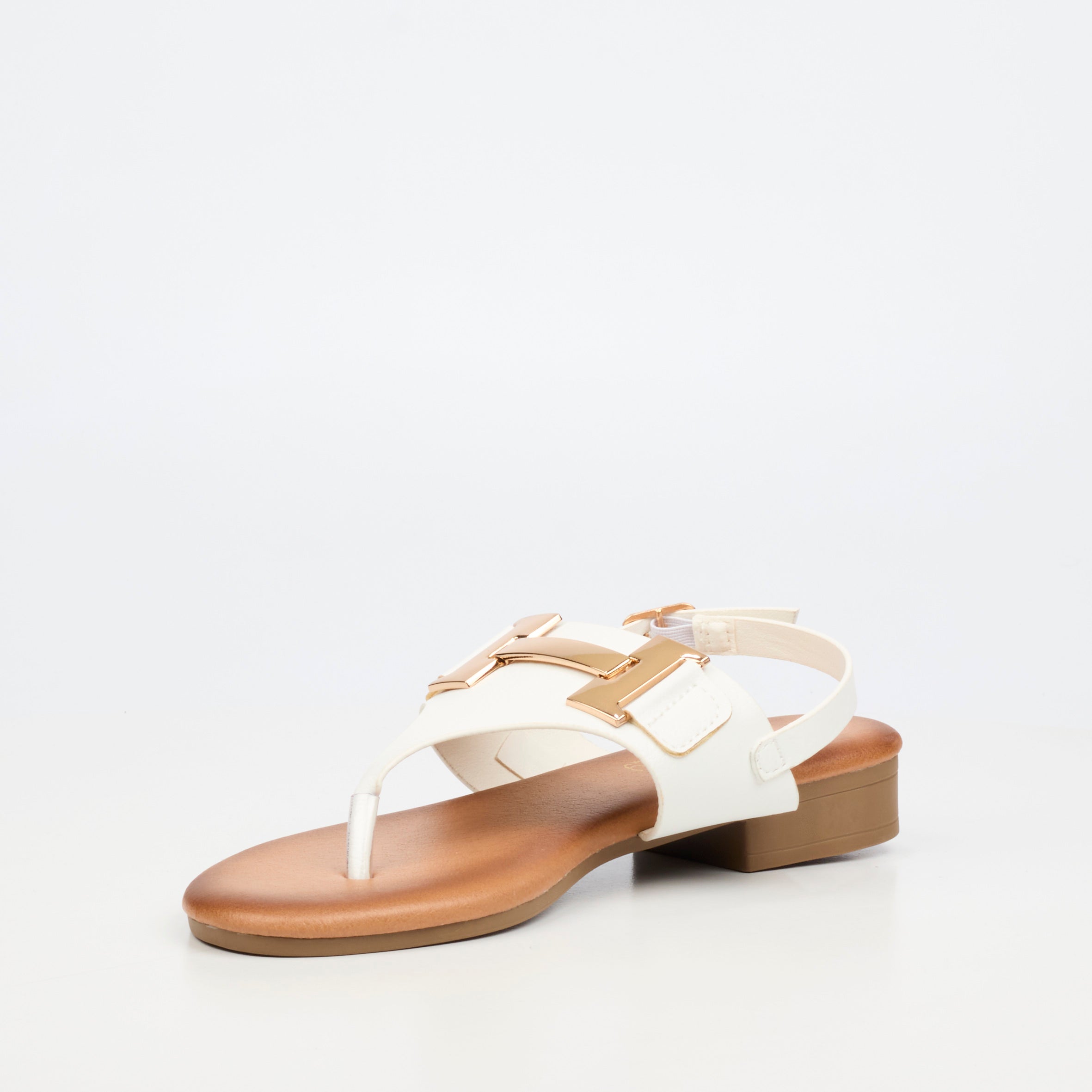Butterfly Feet Tisha 1 Sandal - White footwear Butterfly Feet