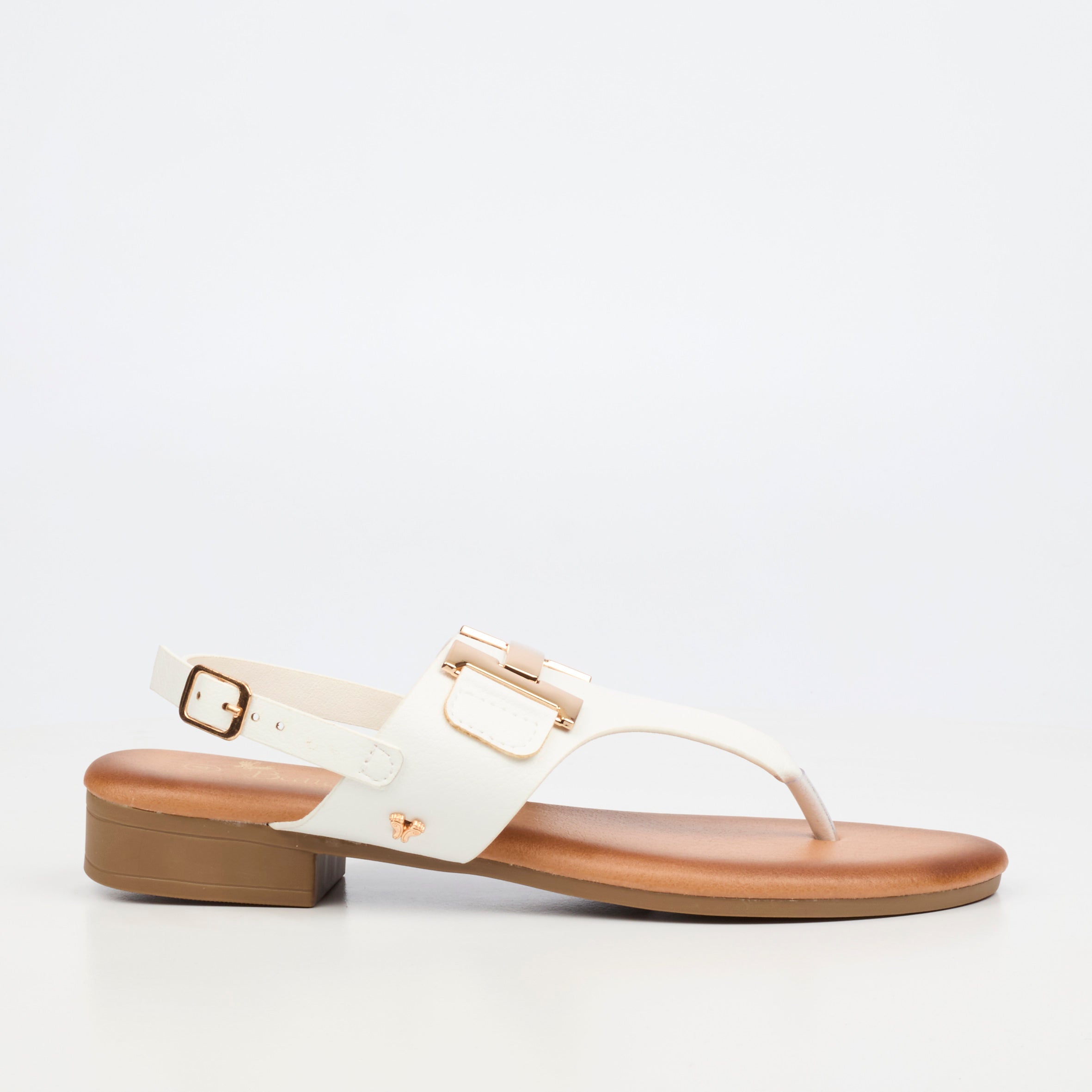 Butterfly Feet Tisha 1 Sandal - White footwear Butterfly Feet