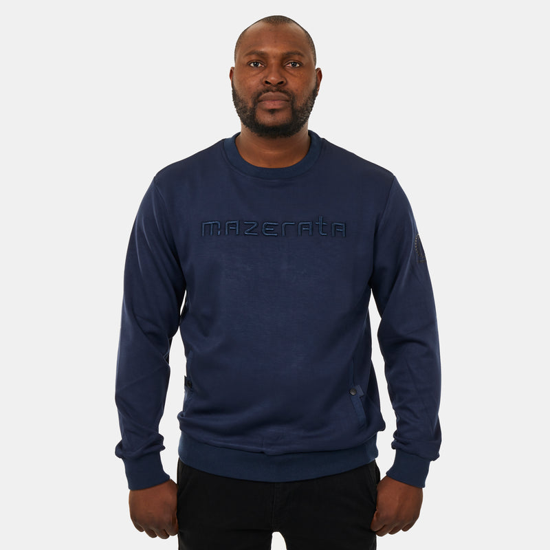 Mazerata Tommo 1 Track Top - Navy apparel Mazerata