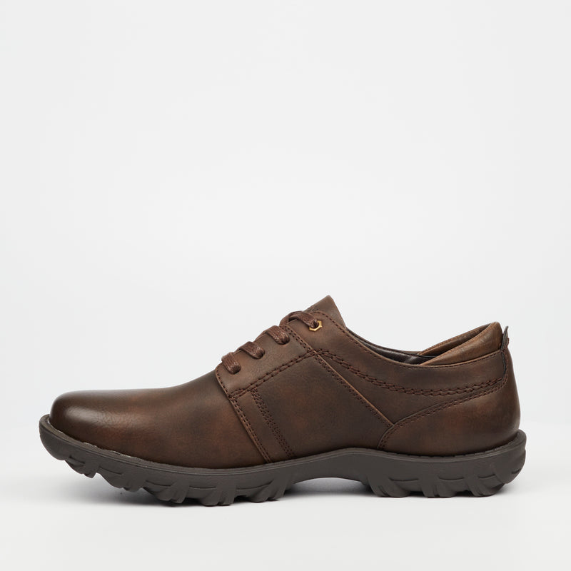 Urbanart Track 11 Faux Nubuck Sneaker - Chocolate footwear Urbanart   