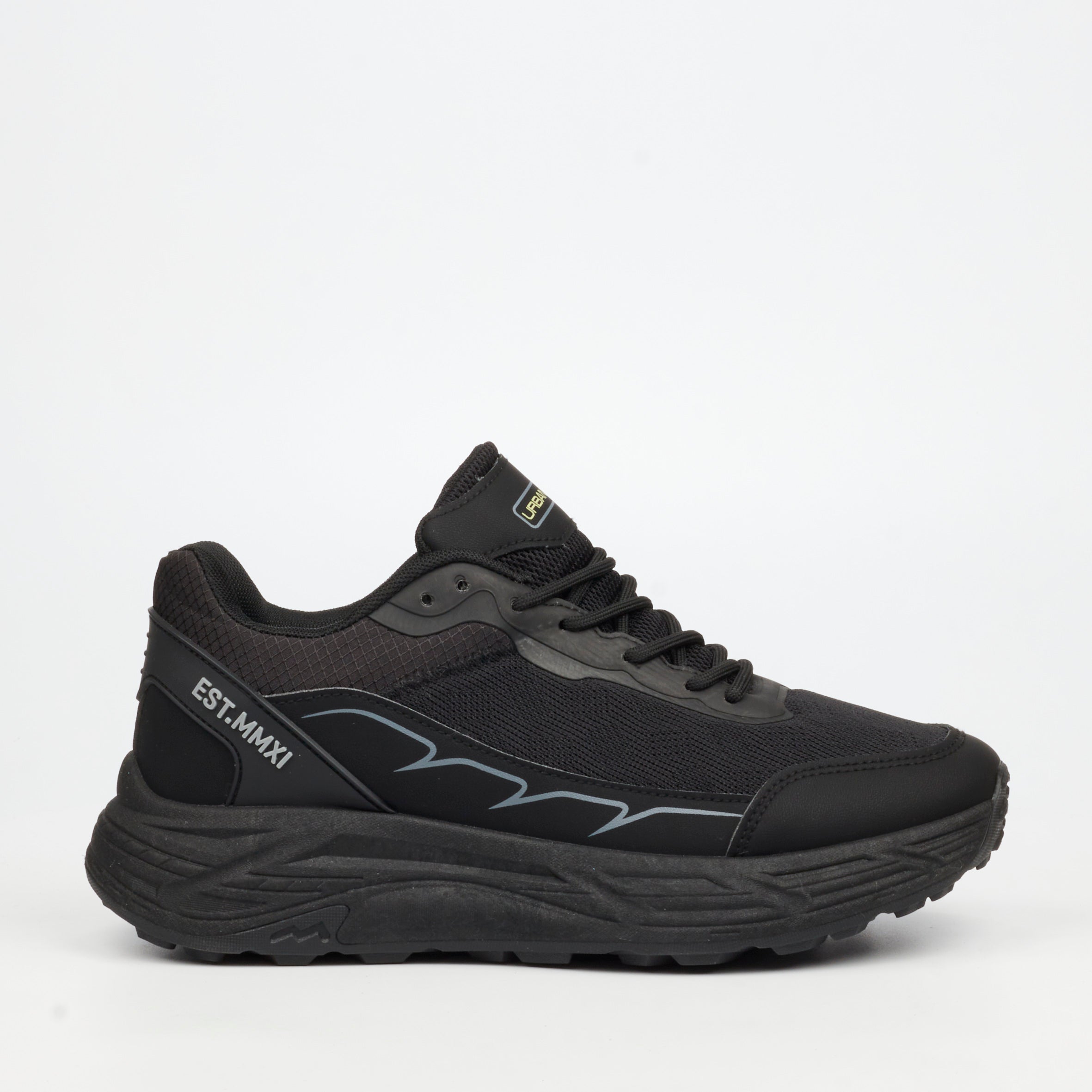 Urbanart Tramp 1 Mesh Sneaker - Black footwear Urbanart