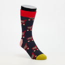 Happy Socks Trolley Sock - Navy accessories External   