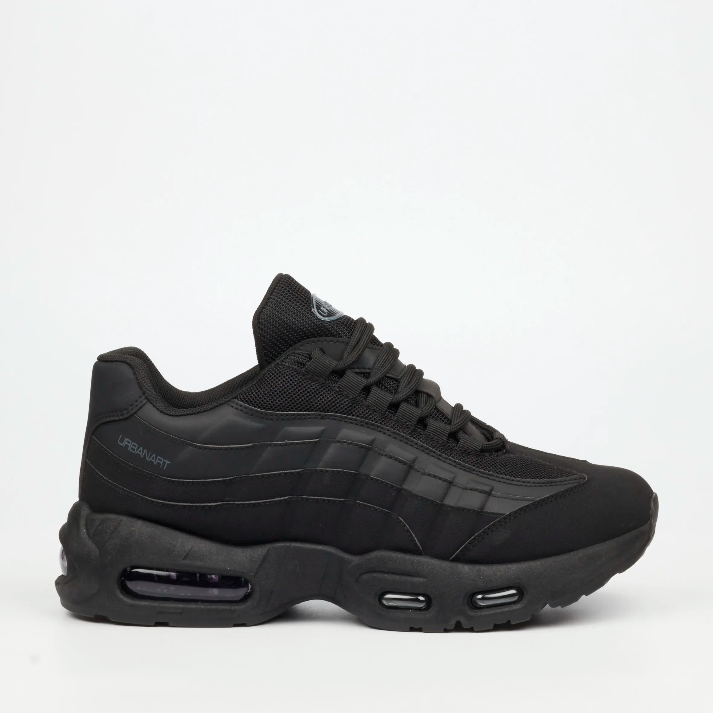 Urbanart Tube 1 Faux Nubuck / Mesh Sneaker - Black