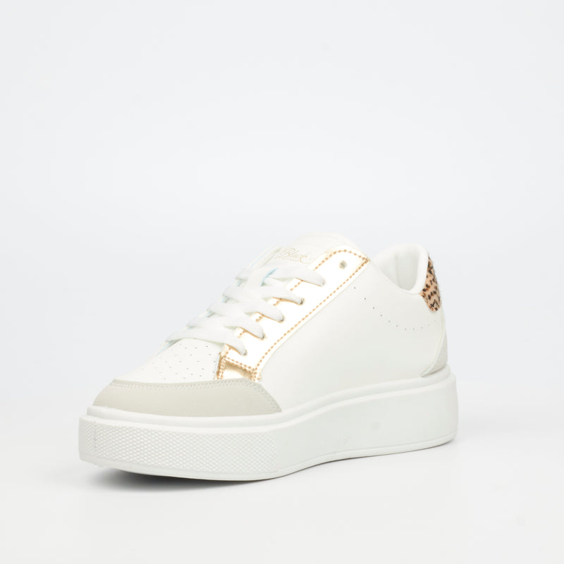 Miss Black Twinkle 1 Sneaker - White footwear Miss Black