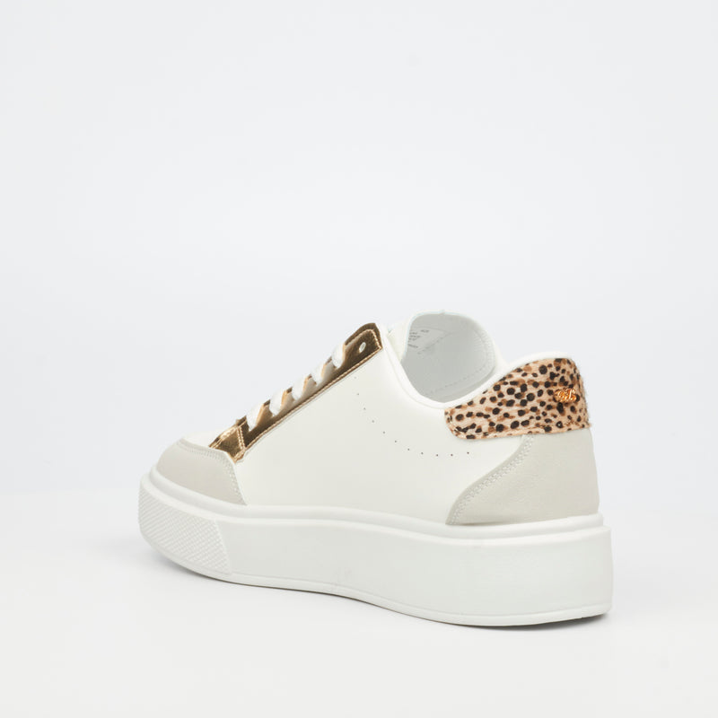 Miss Black Twinkle 1 Sneaker - White footwear Miss Black