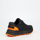 Urbanart Twisted 1 Faux Wax / Mesh Sneaker - Black footwear UBRT